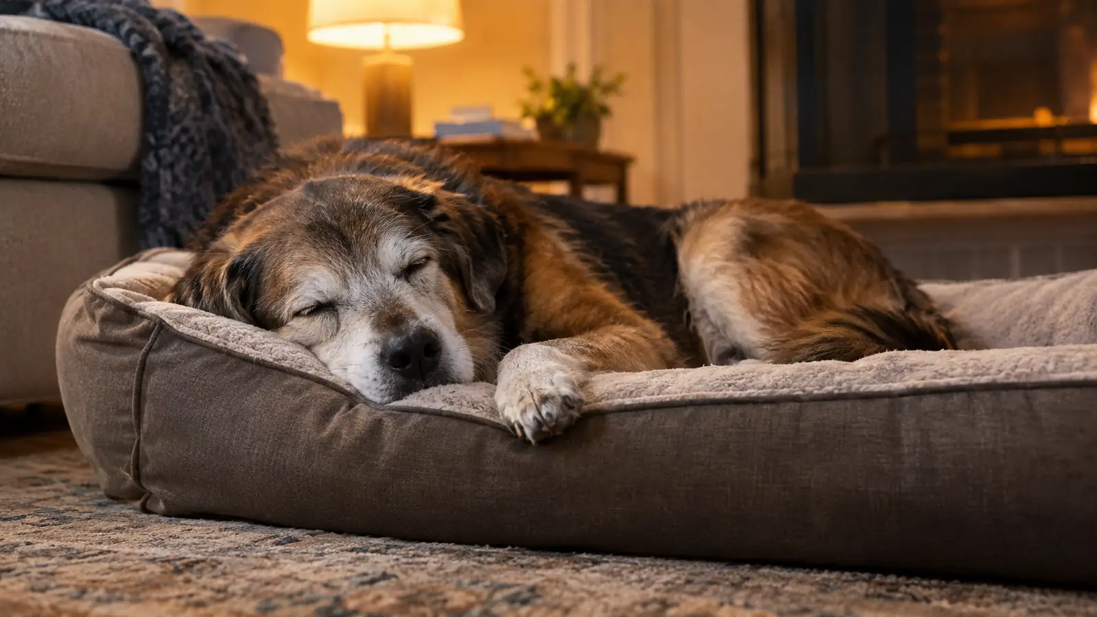 How to Help a Senior Dog Sleep Better With an Orthopedic Bed