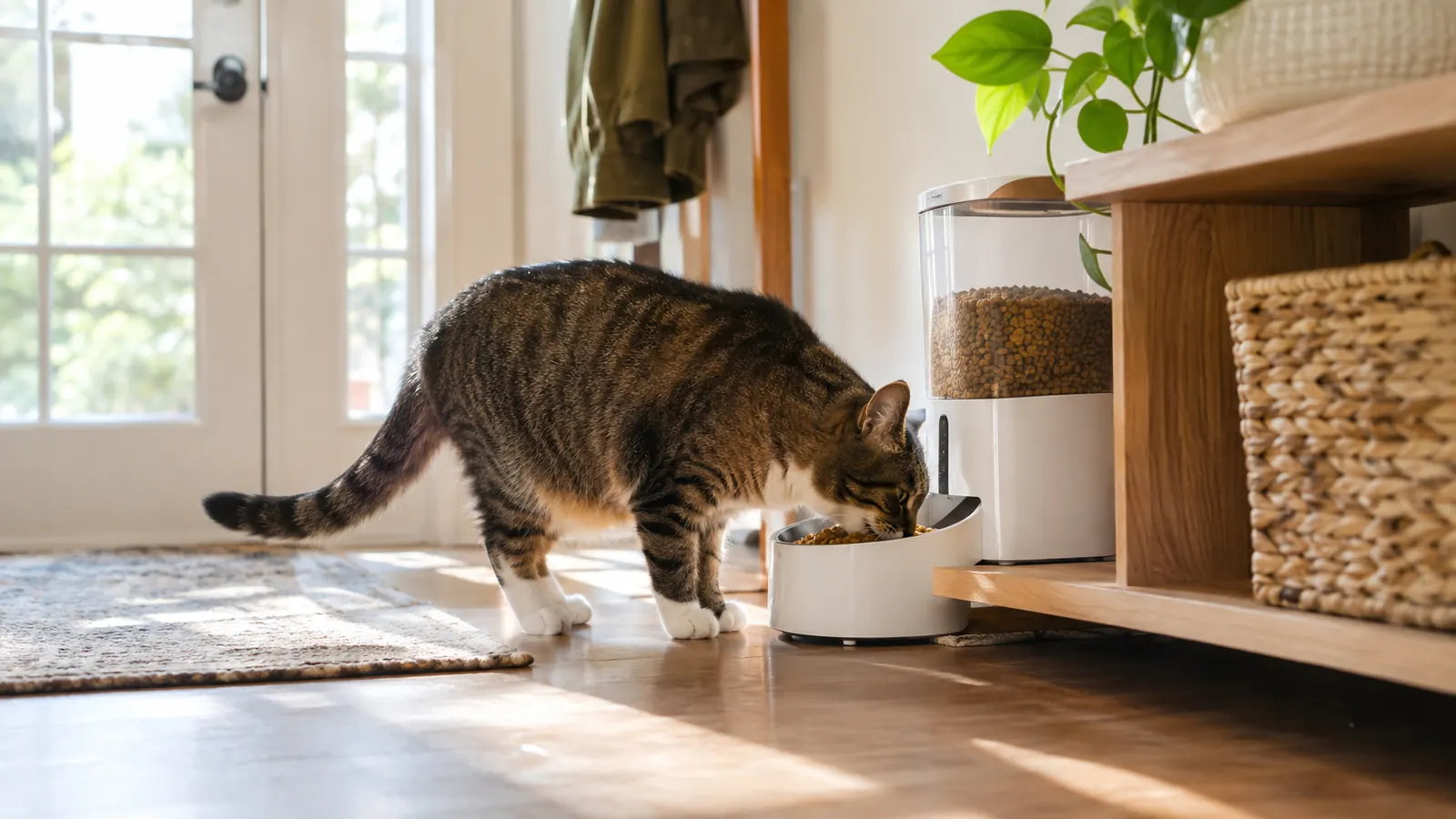 How to Schedule Cat Meals With an Automatic Feeder